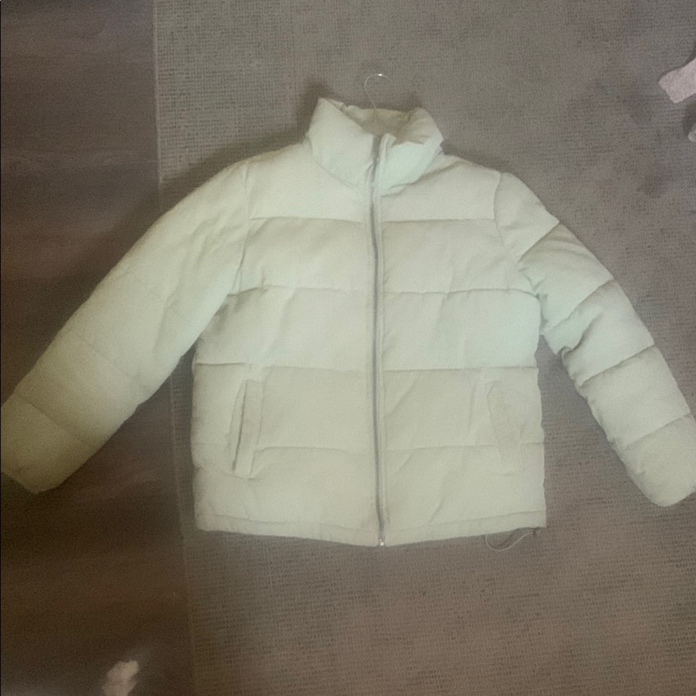 Levi's Light Green Puffer Jacket